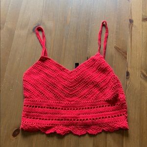 Crochet crop top